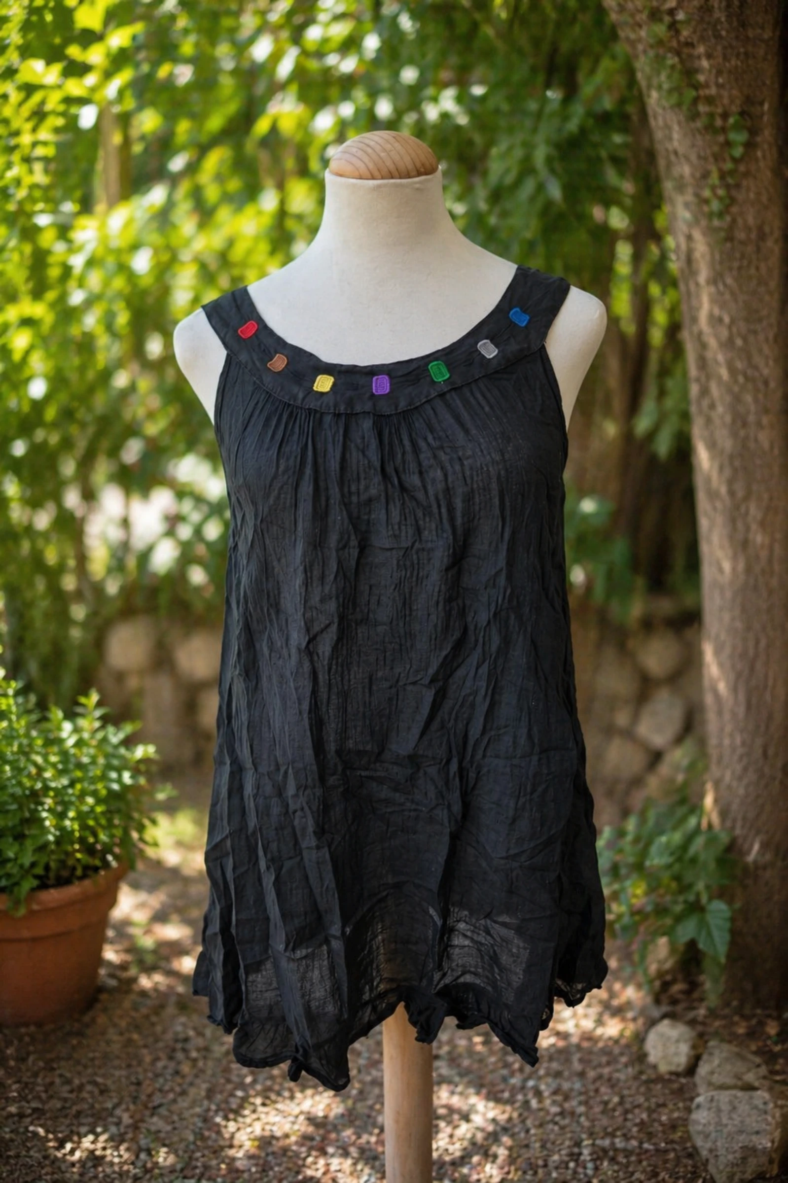 Vestido playero transparente